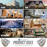 TDBS PY.12 Industrial Cotton Mop Head Replacement Pack of 2 view 4