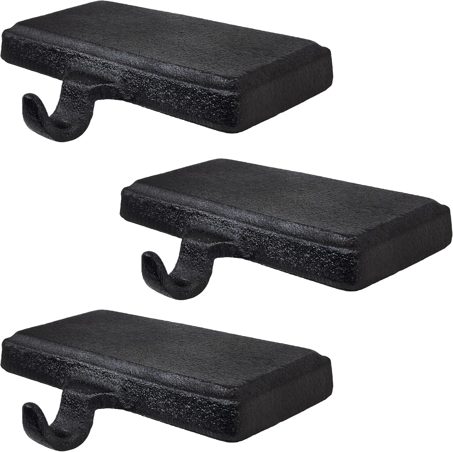 Stockings & Holders - Lulu Decor, Christmas Stocking Holders, Set of 3 Bases, Weighs 2 lbs 10 oz Each, Strong Heavy Stocking Holders