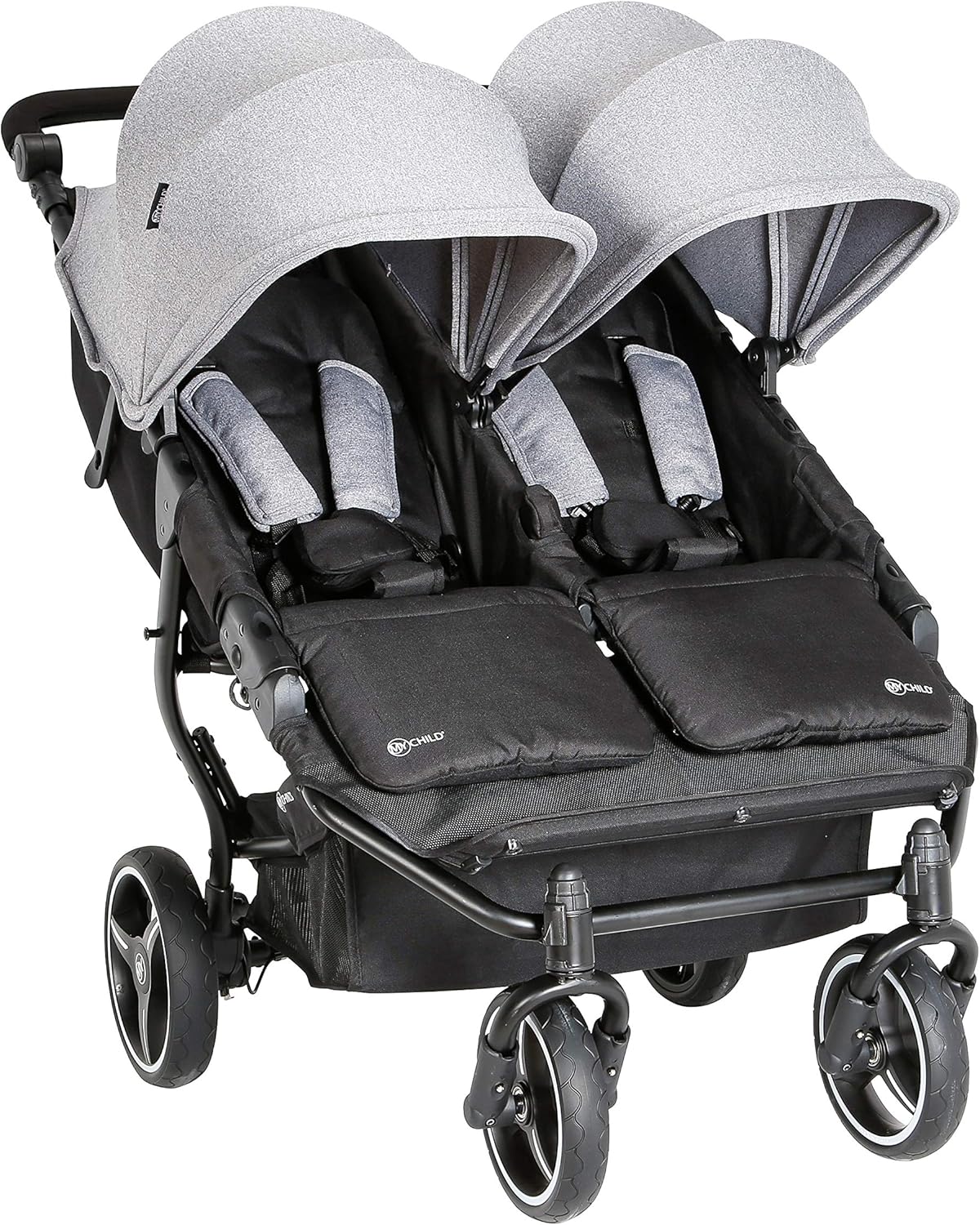 my child easy twin double stroller & carrycot