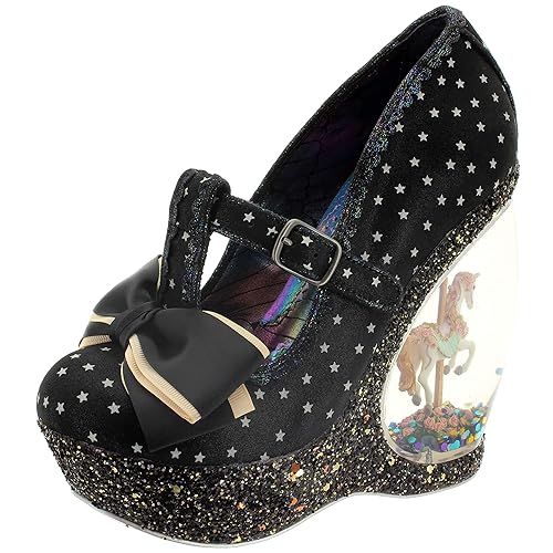 Irregular Choice Plateau-Pumps Chestnut 4451-01B Black