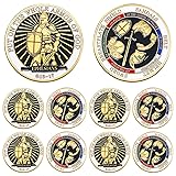 Nosiny 10 Pcs Put on The Whole Armor of God Coin
