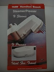 Hamilton Beach Steamer/Presser: Ideal For Travel