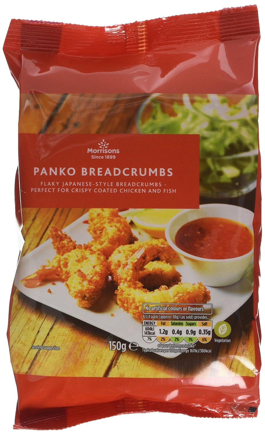 Morrisons Panko Breadcrumbs, 150 g, Pack of 5 Amazon.co.uk Grocery