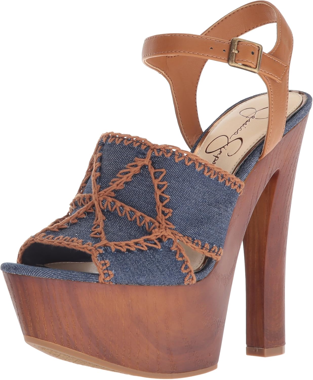 Jessica Simpson Women's Dezzie Heeled Sandal Platforms & Wedges
