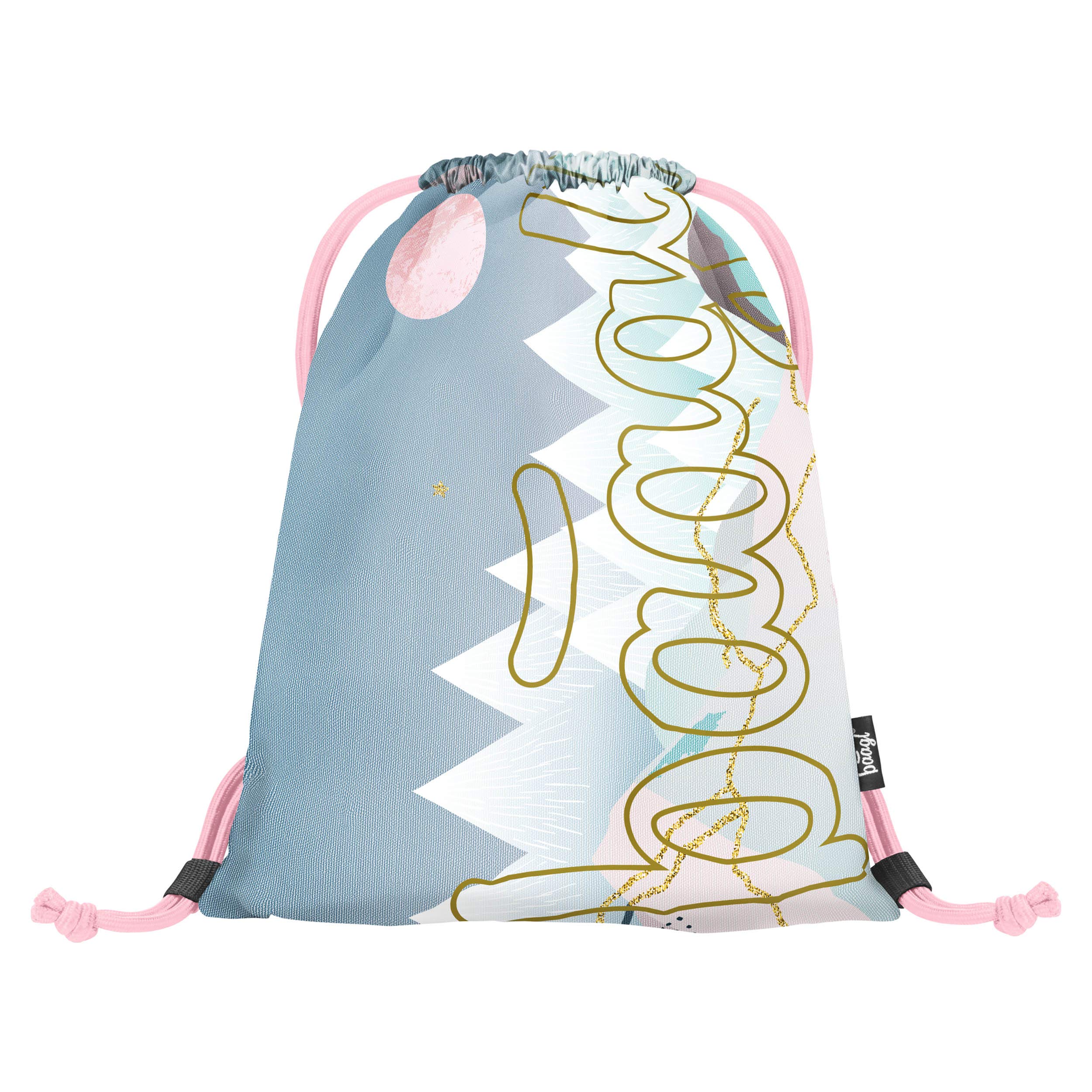 Baagl Drawstring Gym Bag, Skate Moon String Sackpack For School, Gym, Travel, Swimming, Sports Backpack For Kids