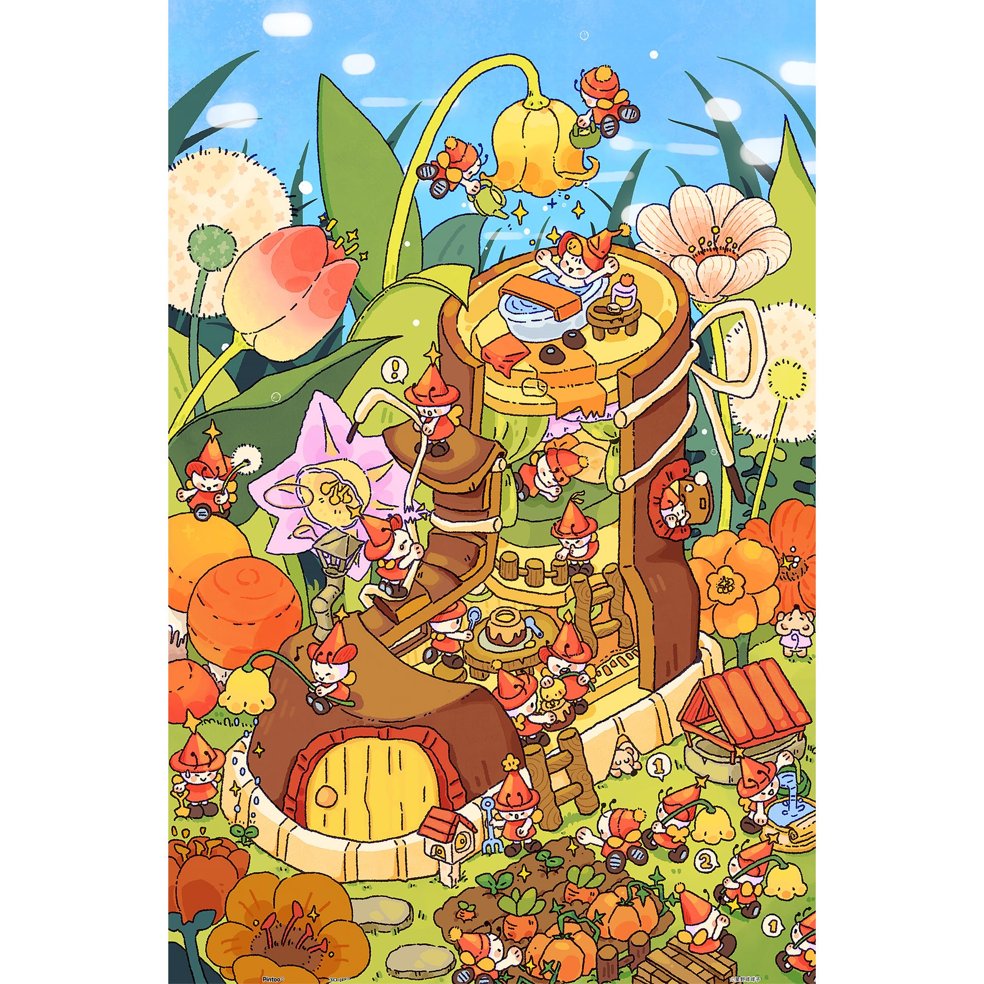 Photo 1 of Pintoo Jigsaw Puzzles 600 Piece for Adults - Memeko - Boot Studio Beautiful Plastic Puzzle for Home Decor Zero Dust Easy Storage [H3590]
