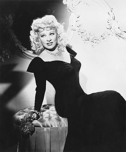 Amazon.com: Mae West Black Dress Glamour Photo Hollywood Movie Star