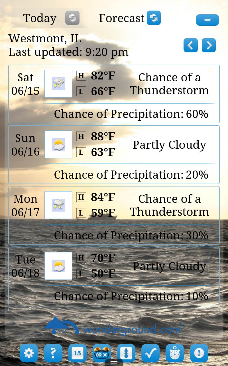 Weather, Calendar, Alarm Clock, ToDo List, Nightstand, Stopwatch - Productivity Helper (Kindle Tablet Edition) - Thumbnail 5