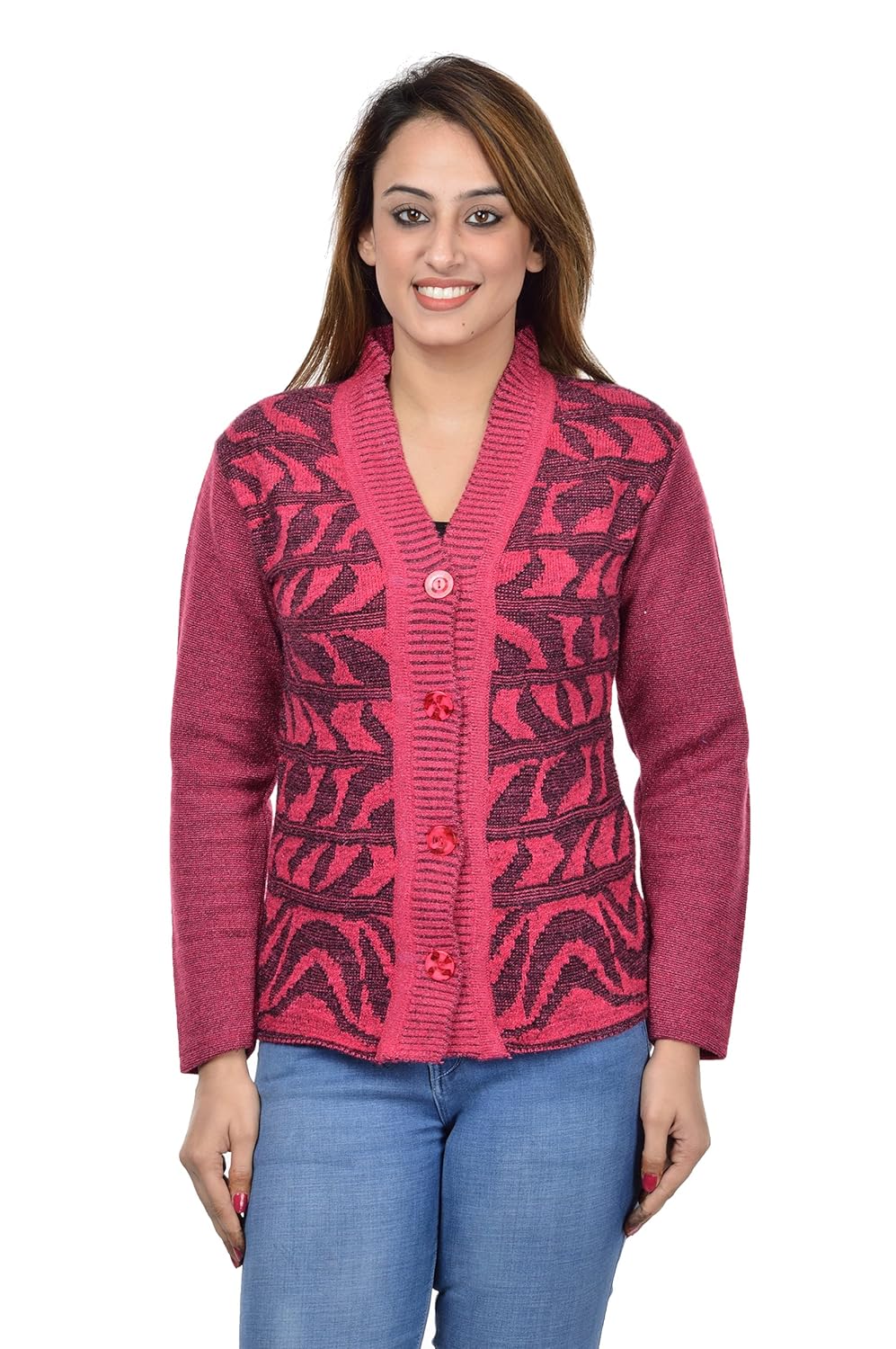 pilot full sleeve women's woolen cardigan