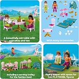 Playmobil Princess A Visit from Afar 72054 Flying Carpet Tea Party Set view 4