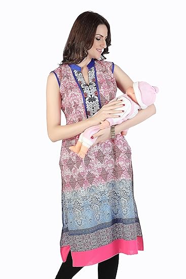Women's Printed Nursing Kurti