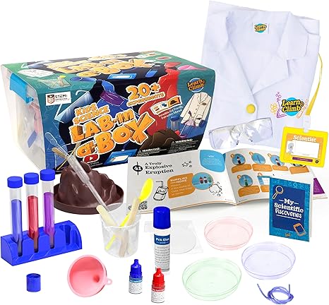 learn & climb kids science set