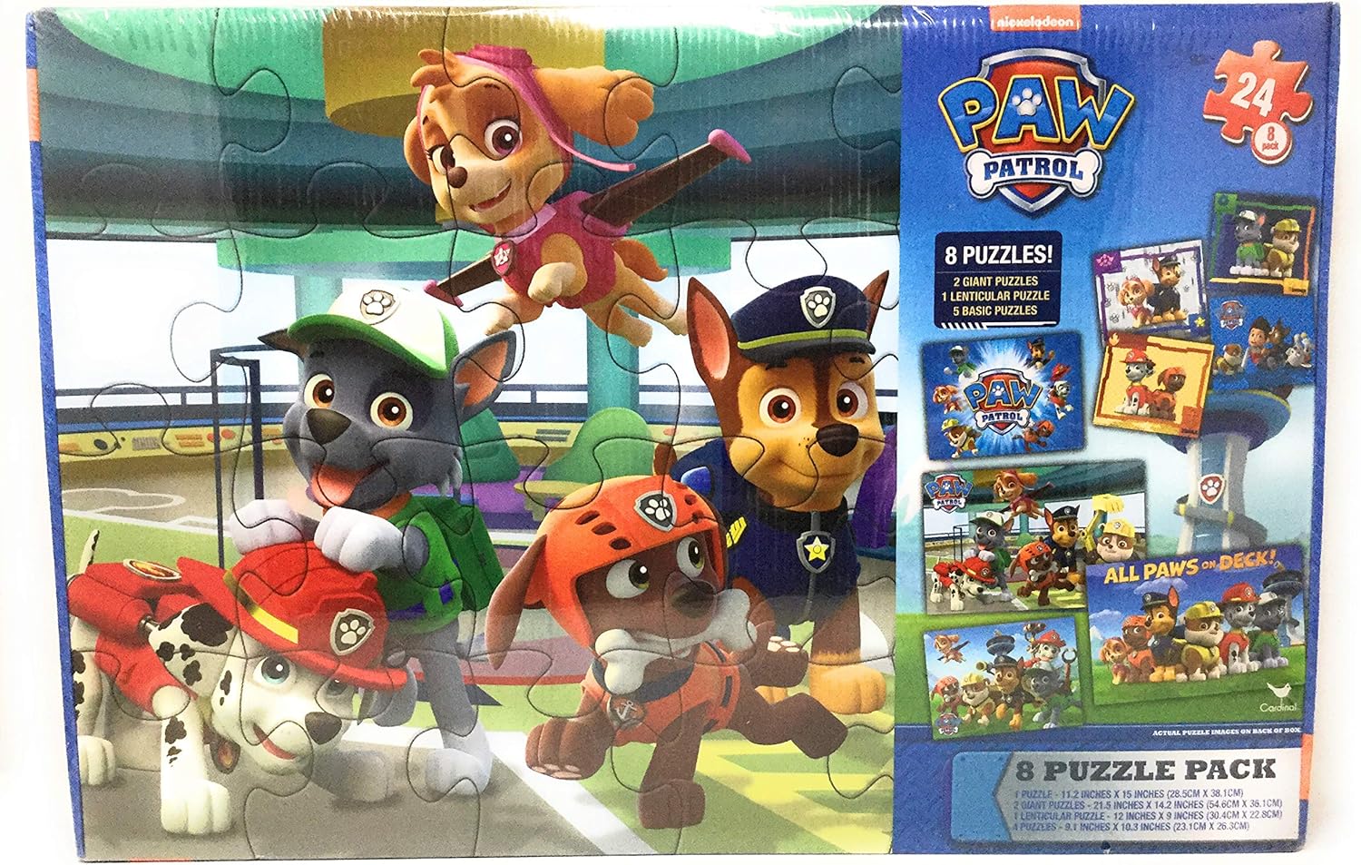 paw patrol floor puzzle