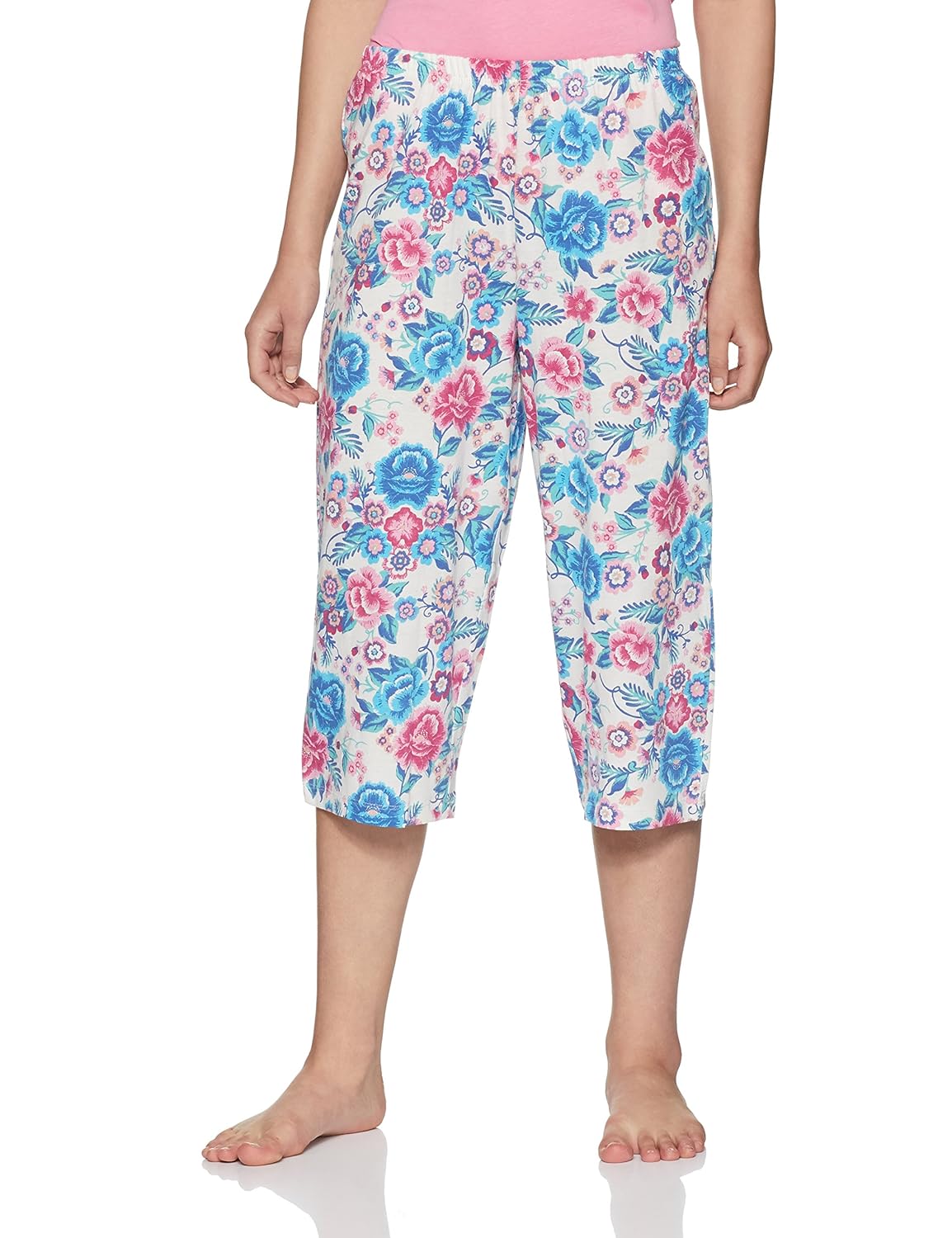 marks & spencer women's cropped print mix pyjama set