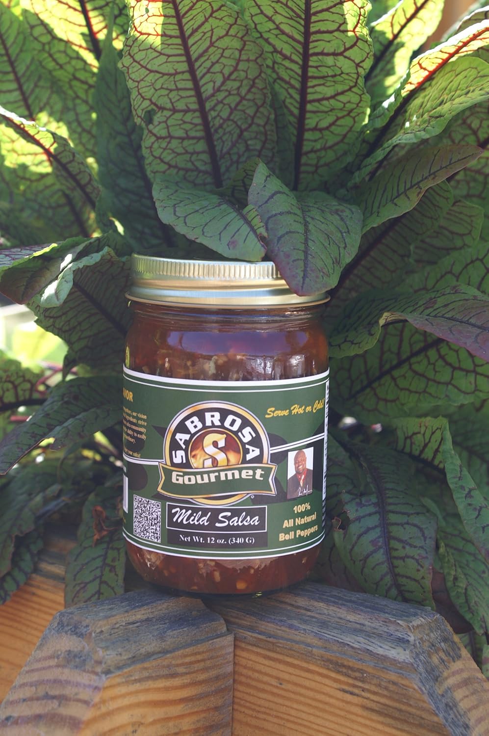Salsa Mild Fire Roasted Sabrosa - 2 Pack - Award Winning Gourmet Salsa - All Natural with Fire Roasted Red Bell Peppers, Diced Tomatoes & Jalapeno Peppers (12 oz per jar)