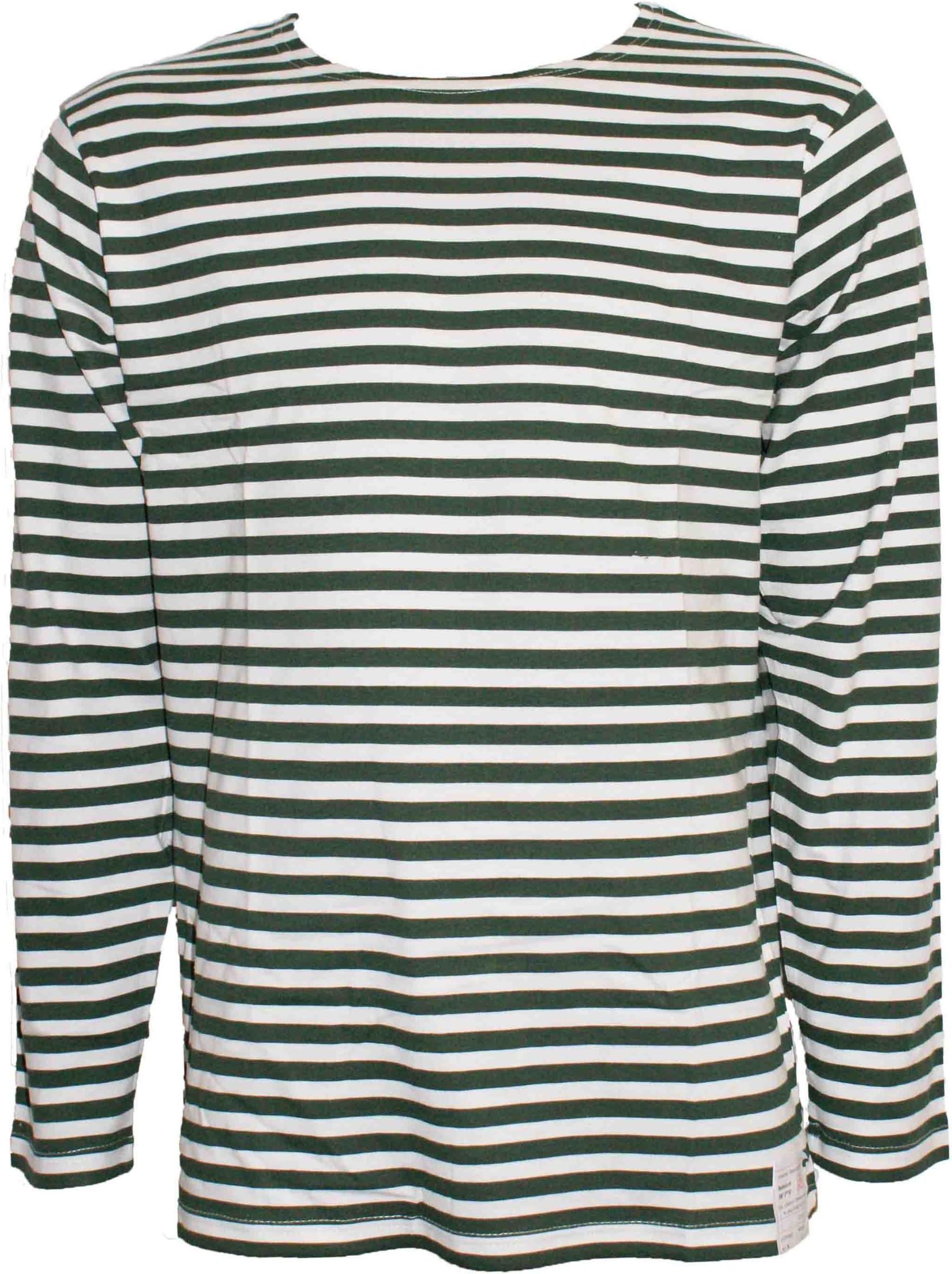Armyarmyandoutdoors Russian Telnyashka Striped Sailors’s/Navy’s T-Shirt (UK 36 / EU 46, Green)