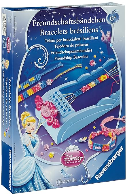 title=Ravensburger 18281 Telaio Braccialetti Brasiliani, Disney Princess