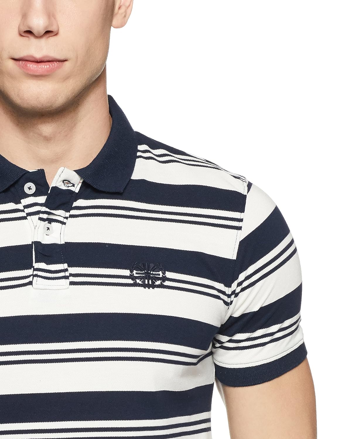 peter england men's plain slim fit polo