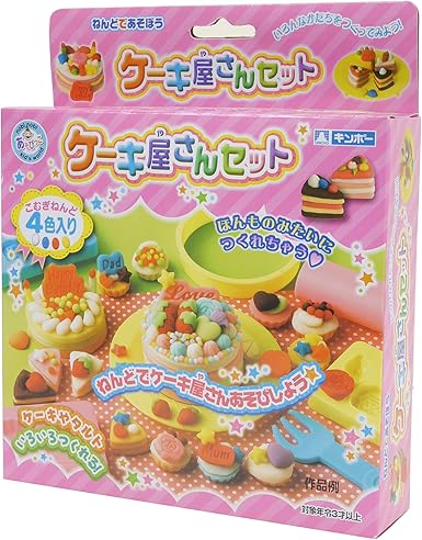 Amazon ギンポー こむぎねんど ケーキ屋さんセット A Cz4df ねんど おもちゃ