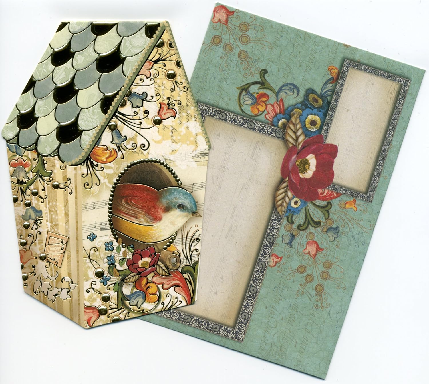 Amazon punch studio note cards birdhouse 73757 office products