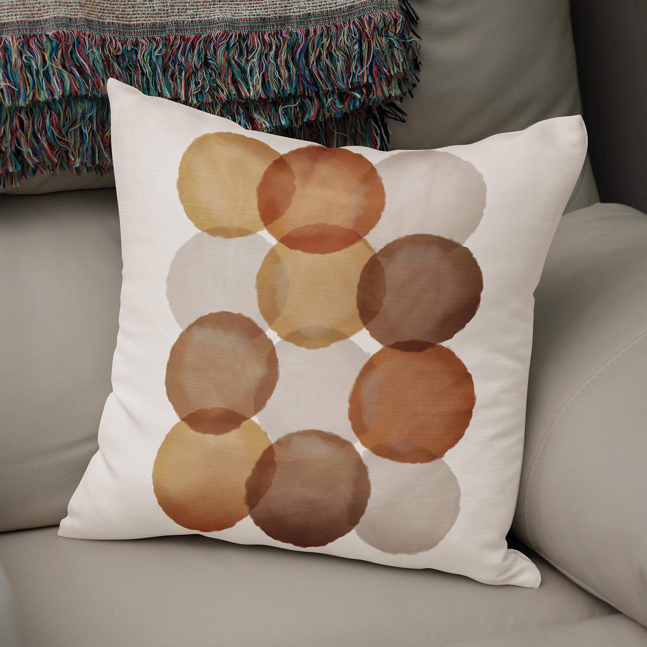 Bonamaison, Decorative Cushion Cover - 50% Cotton 50% Polyester - 43x43cm - Designed and Manufactured in Turkey