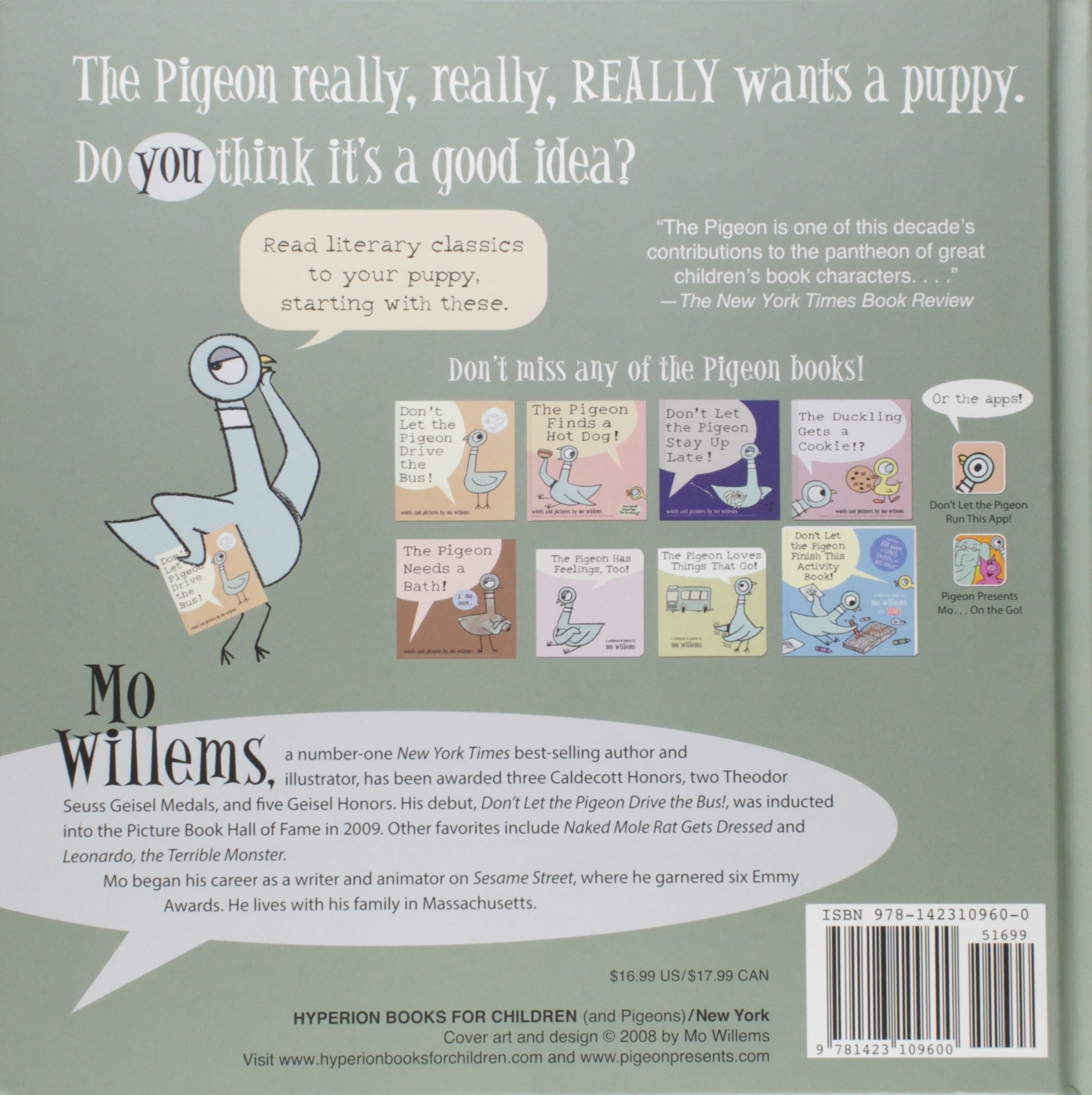 The Pigeon Wants A Puppy Amazon De Willems Mo Willems Mo Fremdsprachige Bucher