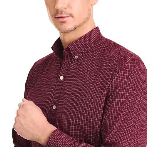 Van Heusen Men's Fresh Defense Slim-Fit Dress Shirt - Long Sleeve, Wrinkle-Resistant, Professional Office Wear