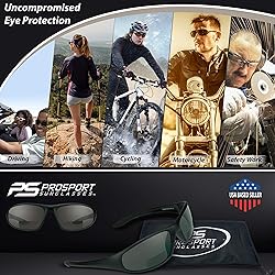 proSPORT Bifocal Sunglasses for Men Women +2.50
