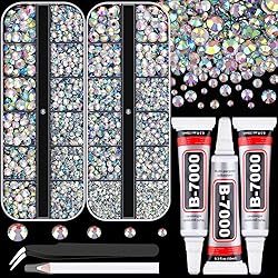 Resin Rhinestones for Crafting with B7000 Jewelry