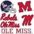 Desert Cactus Ole Miss University Sticker Sheet - Officially Licensed University Of Mississippi Decals For Laptop, Car, Water Bottle - View #5