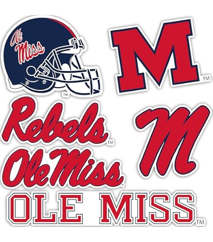 Craftique Mississippi Decal (WHT OLE MISS DECAL (3,4,6,12,18), 3 in