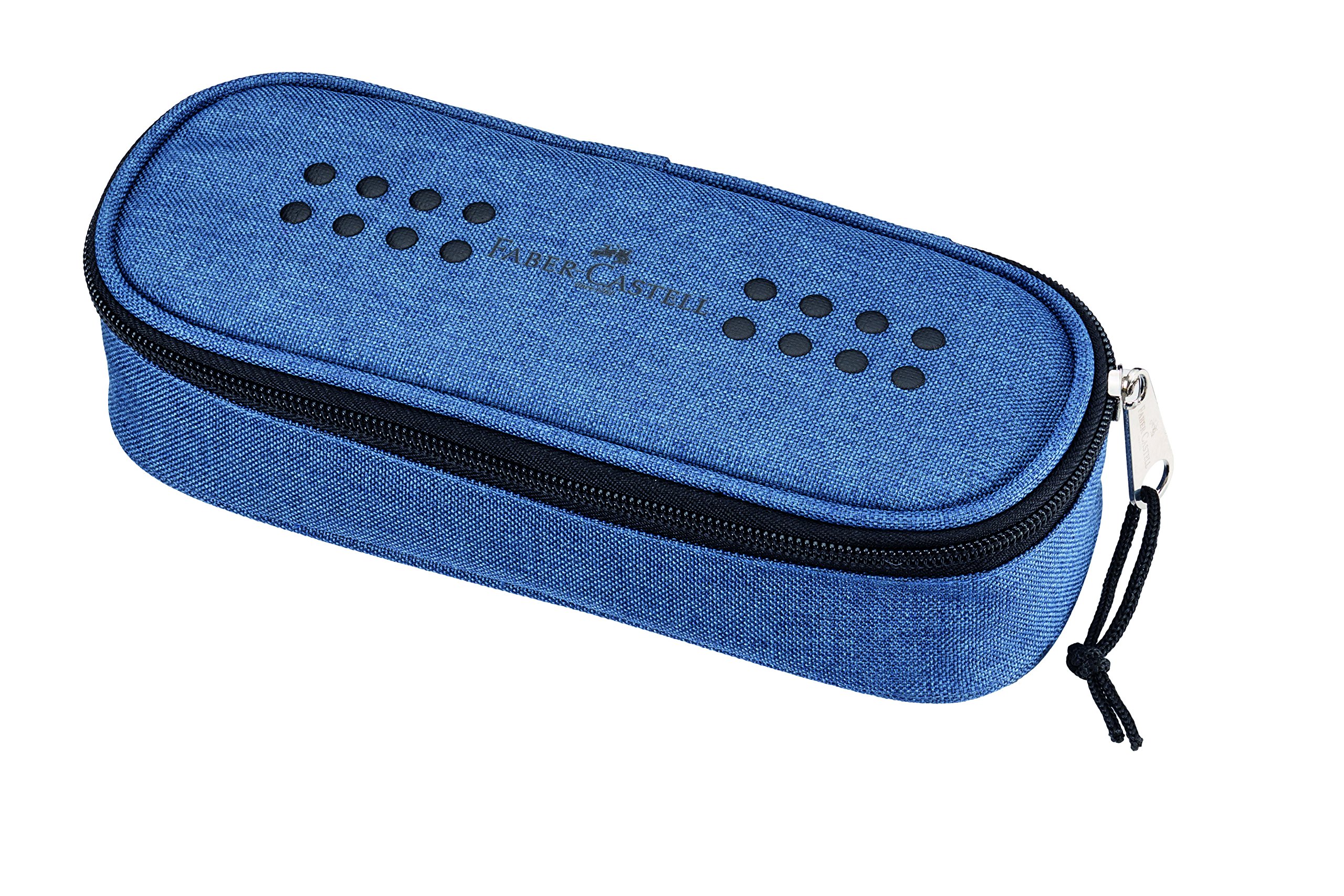 Faber-Castell Grip Pencil Case Polyester Blue - Kit for Pencils (60 mm, 210 mm)