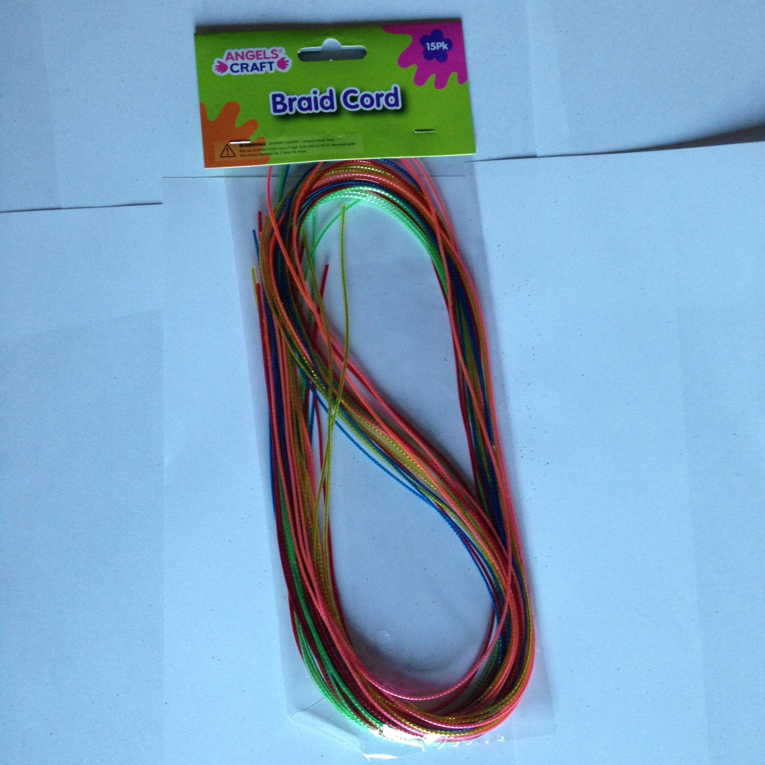Braid Cords Pk of 15 Various colors