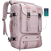 PIJUSHI Travel Backpack for Women Carry on Luggage Backpack Flight Approved Convertible Duffle Bag Fit 16 Inch Laptop(PE037 Light Purple)