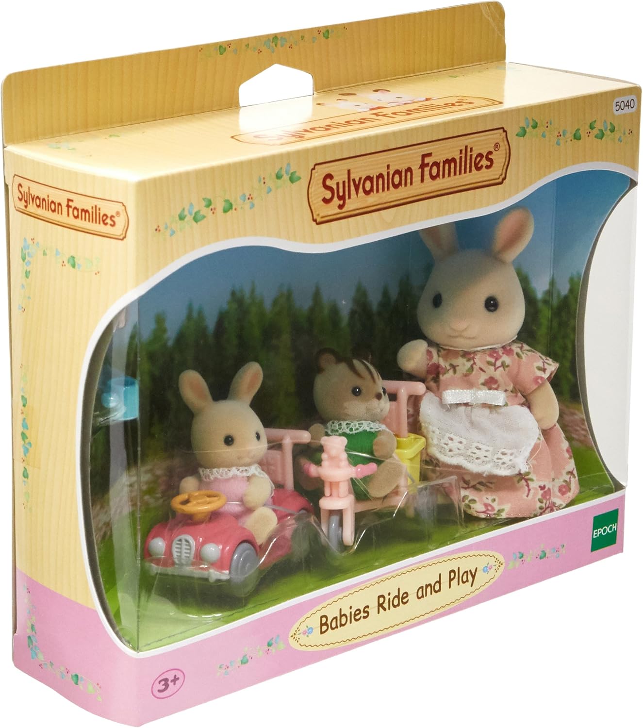 sylvanian babies ride and play