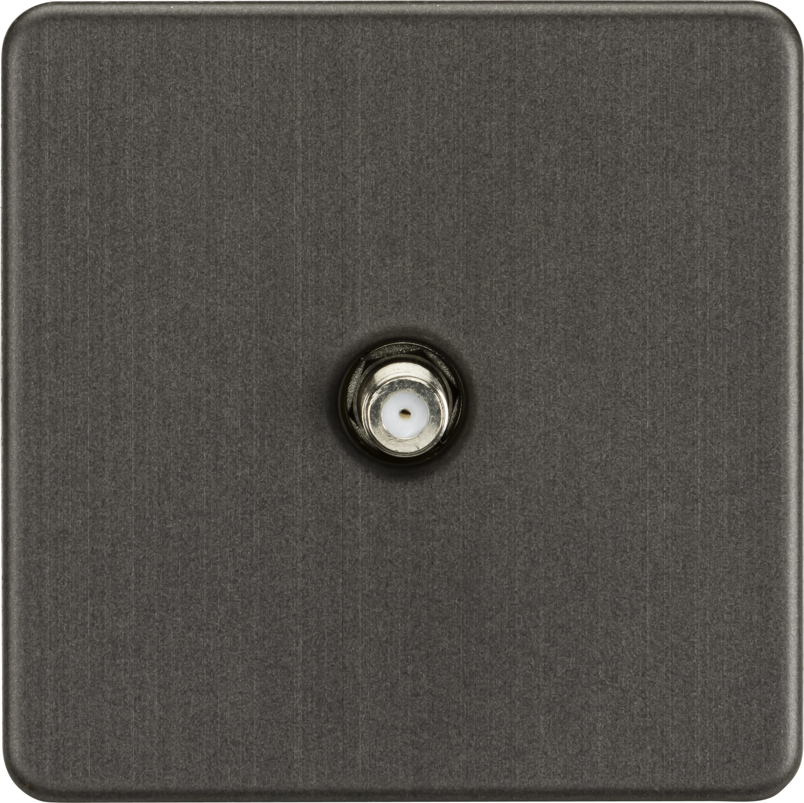 Screwless 1G SAT TV Outlet; Non-Isolated