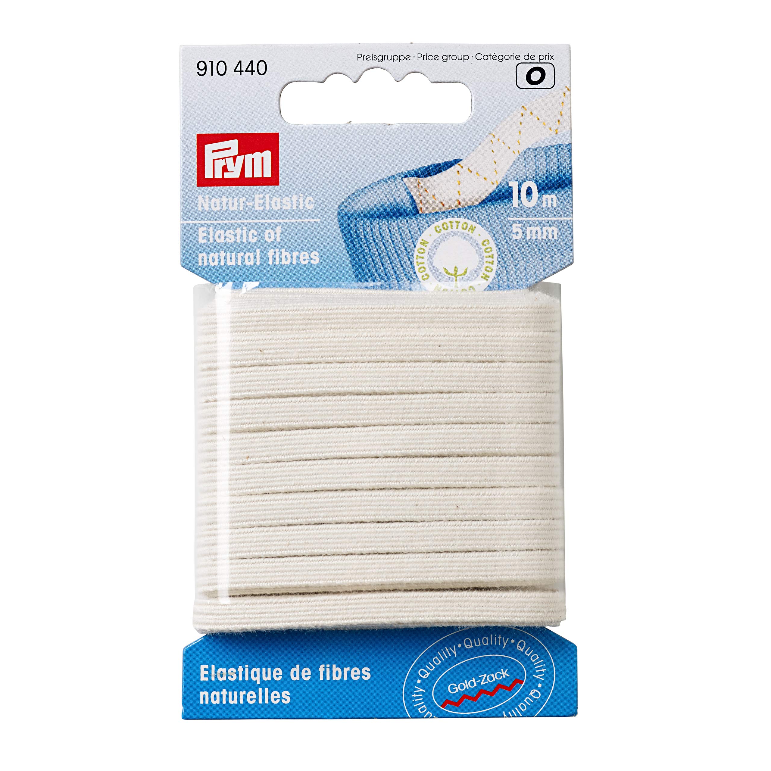 Prym - Prym White (5mm, 10m) Bio Elastic - 1 Count