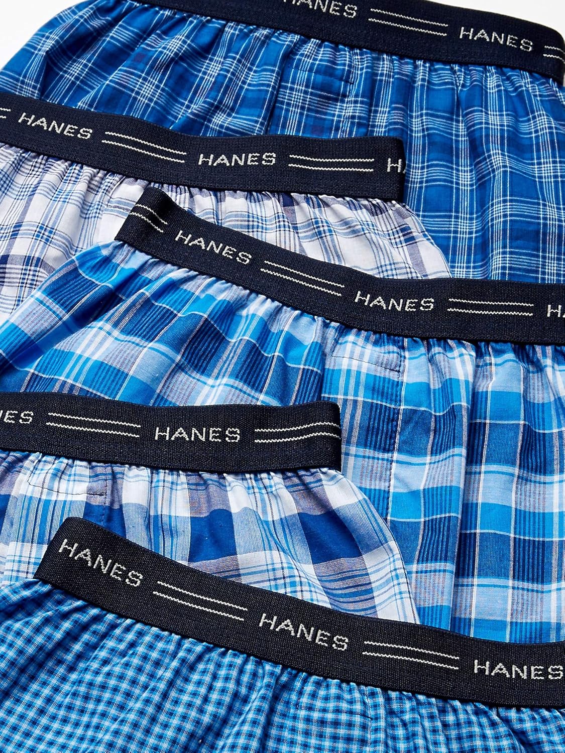 Hanes Boys' 5-Pack Boxer (Colors may vary): Clothing