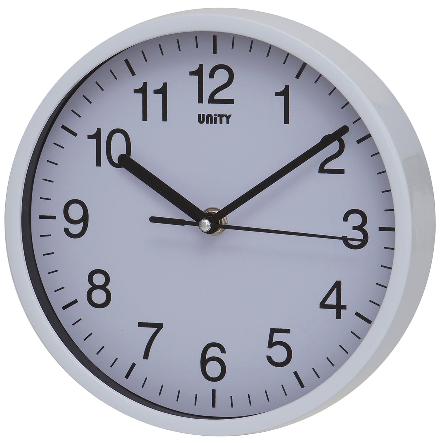 Unity Radcliffe Silent Sweep Wall Clock, White, L x 20 cm W Amazon.co