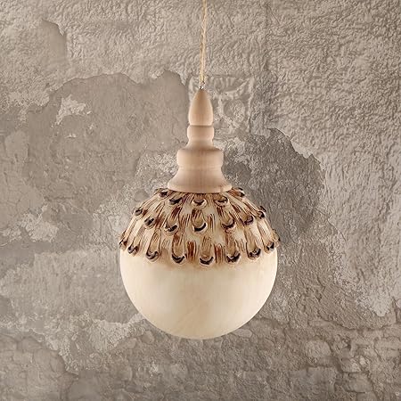 Natale Vintage Immagini.Edg Enzo De Gasperi Decoro Pallina Albero Di Natale Vintage Shabby Chic Pinecone Collection Amazon It Casa E Cucina