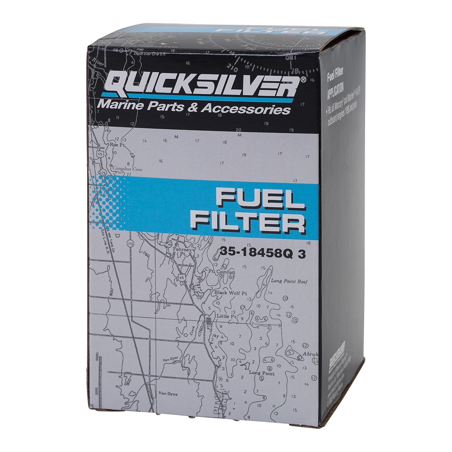 Boating & Sailing Quicksilver 18458Q3 Water Separating Fuel Filter Kit