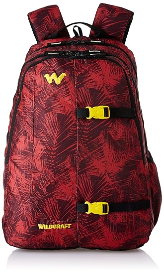 Wildcraft Polyester 36 Ltrs Red School Backpack (WC 4 Foliage 3)