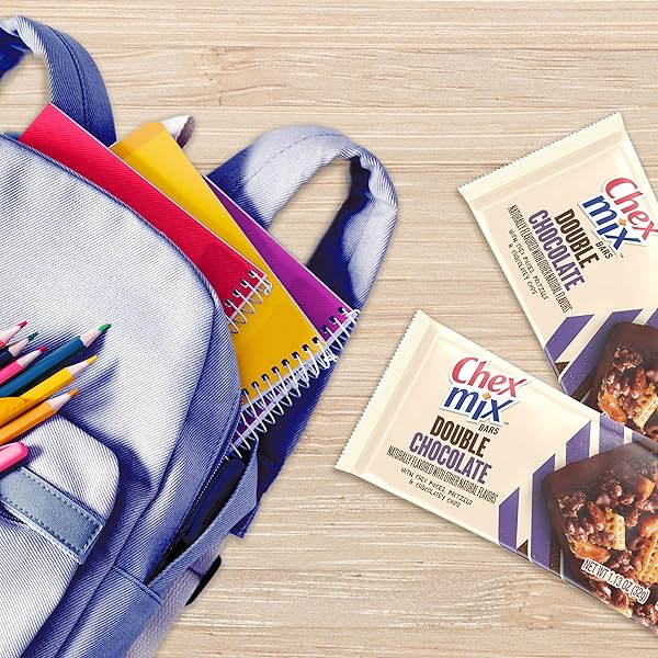 CHEX MIX TREAT BARS, DOUBLE CHOCOLATE, SNACK BARS, 6 CT