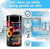 FRAMAR Professional Hair Colour Remover 100 Wipes Dye & Bleach Removal view 2