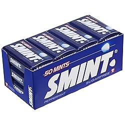 Smint Mints Peppermint, Sugar Free, 12 Packs with