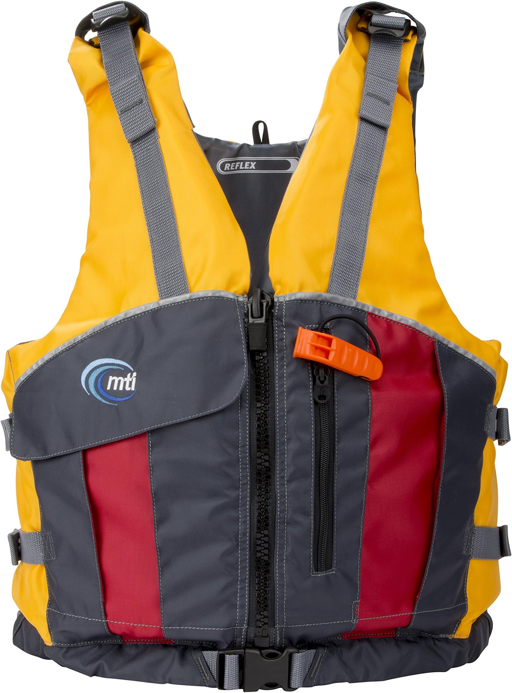 MTI Reflex Life Jacket - Mango/Dark Gray - XL/2X (44-56")