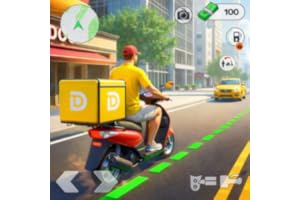 Pizza Delivery Simulator Food Delivery Bike Game