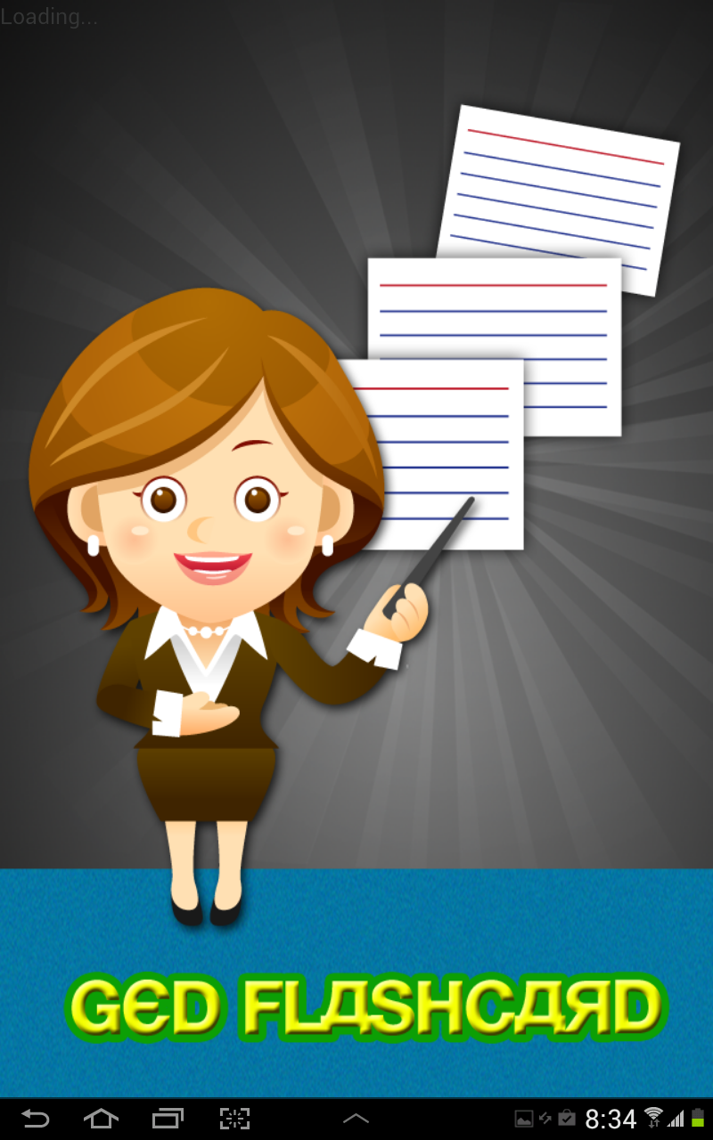 New GED Flashcards Appstore for Android