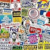 200 PCS Hard Hat Stickers for Adults (No Duplicates) Sarcastic, Meme, & Funny Stickers for Water Bottles, Toolbox, Helmet, & Hard Hat Accessories – Ideal for All Blue Collar Workers