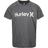 Hurley Boy's Icon UPF 50+ Rash Guard Swim Shirt